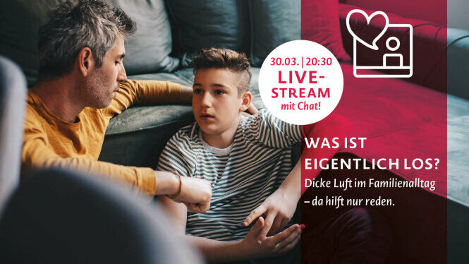 Foto für das Web-Coachng mit Live_Stream und Chat am 30.3. um 20 Uhr 30 mit dem Thema: Was ist eigentlich los? Dicke Luft im Familienalltag.