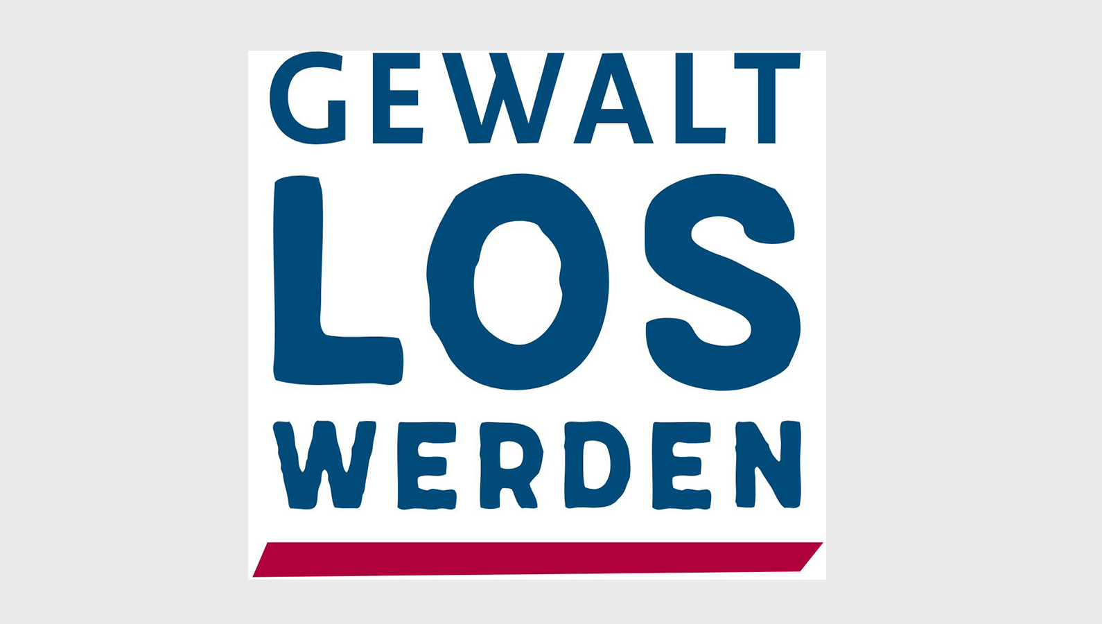 Logo von Bayern gegen Gewalt mit dem Text: Gewalt los werden